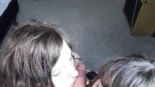 Hooti Hoo TS double blowjob