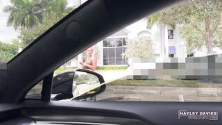 Hayley Davies bg in car