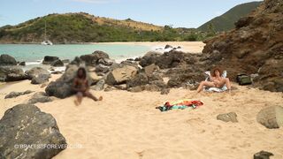 Bitchinbubba_Rocky XXX - Beach masturbation while someone watches