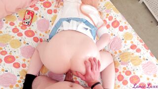 Lanie Luxx stepsis gets a stepbro expierience