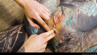 Anuskatzz & Ceci Milkymouzz - Lesbian Anal Fisting & Masturbation