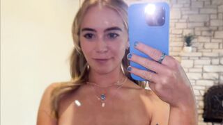 Grace Charis Nude in the mirror