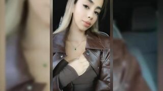 Carolina Samani Bored in the car despite my BF