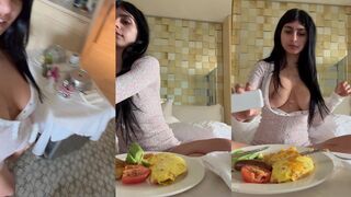 Mia Khalifa Nude Breakfast