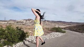 Nicole Niagara ENF - Naked hike w my dildo