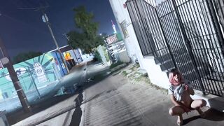 Nicole Niagara Risky EDC Whore Busted by BMX Bikers