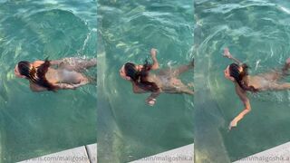 Anna Malygon nude in pool