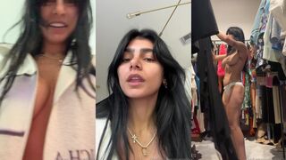Mia Khalifa Dress Try-On