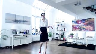 TriciaFox - Dirty Secretary Prefers Stretching Her Ass Instead of Working