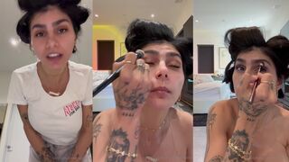Mia Khalifa Dressing Up Live PPV