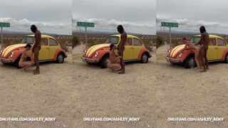 Ashley Aoky Outdoor Dessert Area Sextape Onlyfans