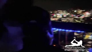 Rooftop BBC Affair Interracial hotwife cuckold Couple