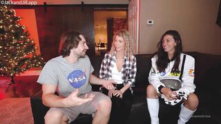 Jack+JiII - Artemisfit's First Oral Show with a guy on cam