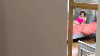 Molly Little - Petite StepDaughter Gets Caught Playing With Pussy And Has To Fuck Big