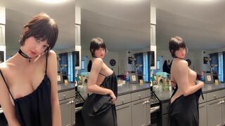 kenalialuv black dress goon for it