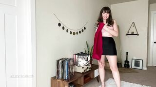 alex bishop hot milf try on haul and sex