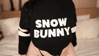 Momokun Snow Bunny Cum Slut