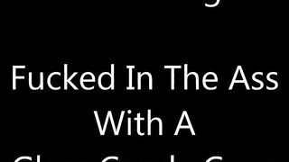 Pregnant Fucked In The Ass With A Glass Candy Cane