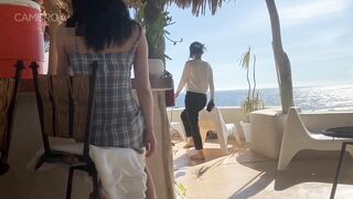 HongKongKitten Busted Squirting At Public Beach Bar
