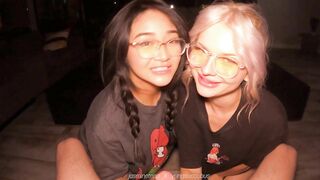 Beauxpeeps × Jasmineteaa - Midnight Facial Threesome