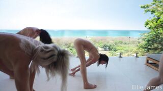 Boba Bitch Yoga w Cosmic Kitti, FlashingEmma, Ellie James, Lila LaBelle, Riah Sweets,