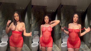 Agata Fagata Fąk new boobs red OF