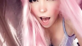 BELLE DELPHINE ONLYFANS PINK HAIR BUNNY (Video 3)