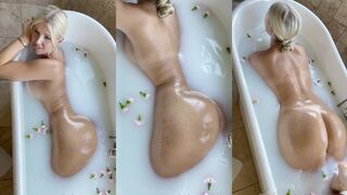 Allie Dunn Nude milk bath onlyfans