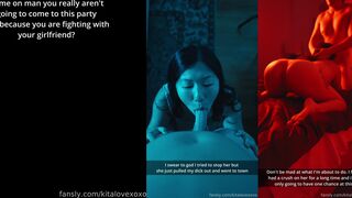 K.L.XOXO OF - Girlfriend Gives Out Free Blowjobs At Party