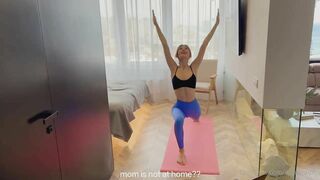 Anna Ralphs yoga stretch and fuck