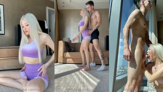 lilyshams fucks after yoga