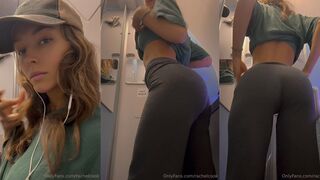 Rachel Cook Airplane striptease