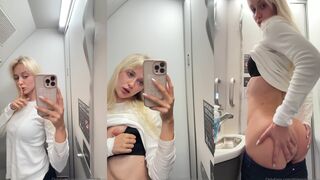Lena Polanski | LittlePolishAngel Flight 6 Minute Risky Dildo Fuck
