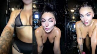 Emily Rinaudo PPV 1 Hour Gym Live Cum Show