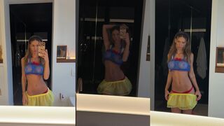 rachel cook cheerleader outfit
