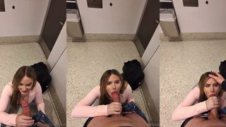 Anna kopf Public Washroom Blowjob Onlyfans