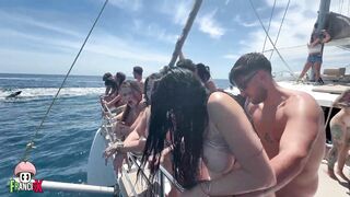The Yatch of Desire - Wild Orgy Yasmina Khan, Clea Gaultier, Luiza Marcato, Jolee Lov