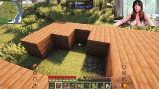 Hot Fucking With Busty Sweetie Fox After Playing Minecraft