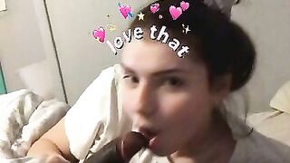19YO BBC Lover, Leaked SC Nudes (Video 2)