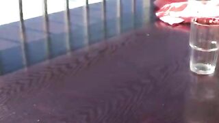 British likes her mouth with extra cum (Video 4)