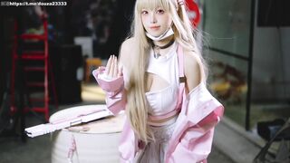 Chinese cosplay girl Mì zhī māo qiú (蜜汁猫裘) (10)