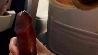 The seductive hotwife - I gave a fan his first deep throating in the car