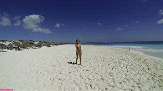 Katya Clover - beach nude