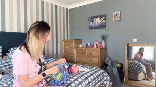 Hannah Lingerie and Nylon try on