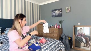 Hannah Lingerie and Nylon try on