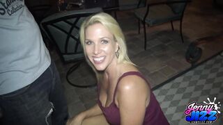 Jenny Jizz -- A fireman hoses me down