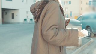 Daring Kiara_Public Anal Plug Enema in City Center