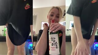 STPeach tipsy and showing her beaver post stream