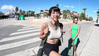 HawaiianGeisha - Dildo yoga in the park with friend