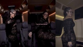 Malu Trevejo full body see through dance